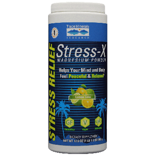 Stress-X Magnesium Lemon-Lime 17.6oz Trace Minerals Research