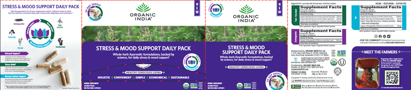 Stress & Mood Support Daily (Organic India) Label