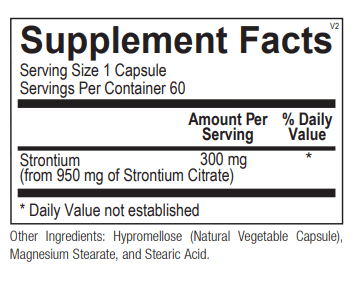 strontium ortho molecular supplement