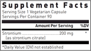 strontium douglas labs supplement facts