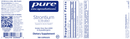 strontium citrate pure encapsulations label