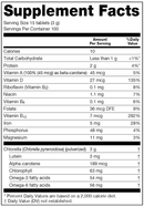 sun chlorella 200 mg supplement facts