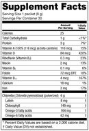 sun chlorella powder supplement facts