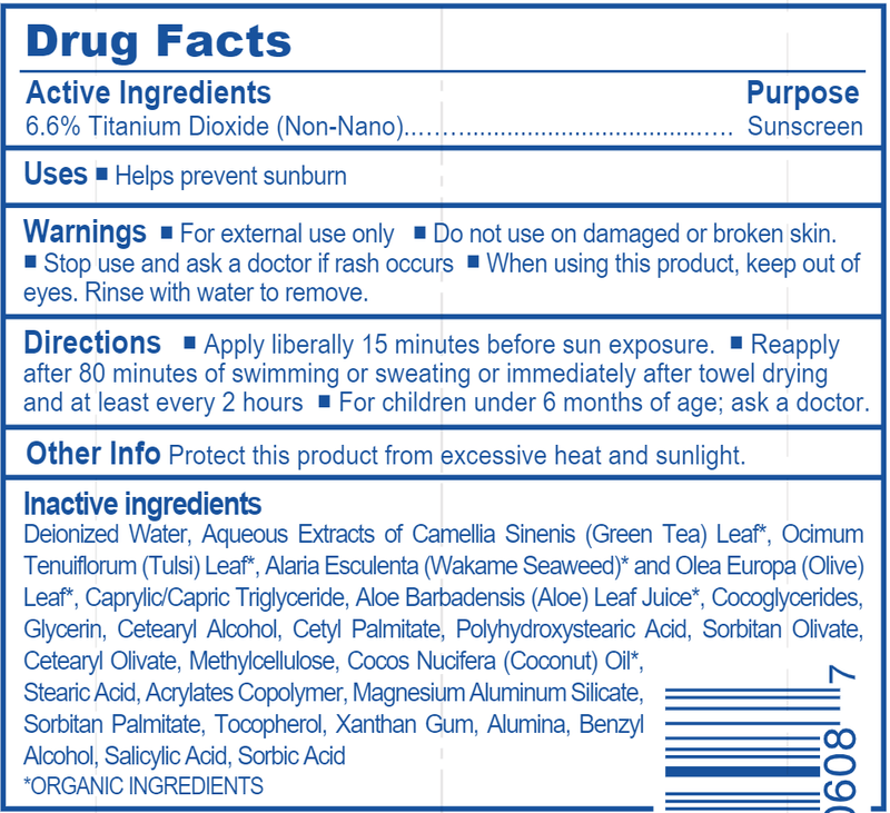 sunscreen spf 20 stream2sea drug facts