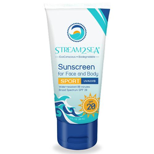 Sunscreen SPF 20 (Stream2Sea) Front