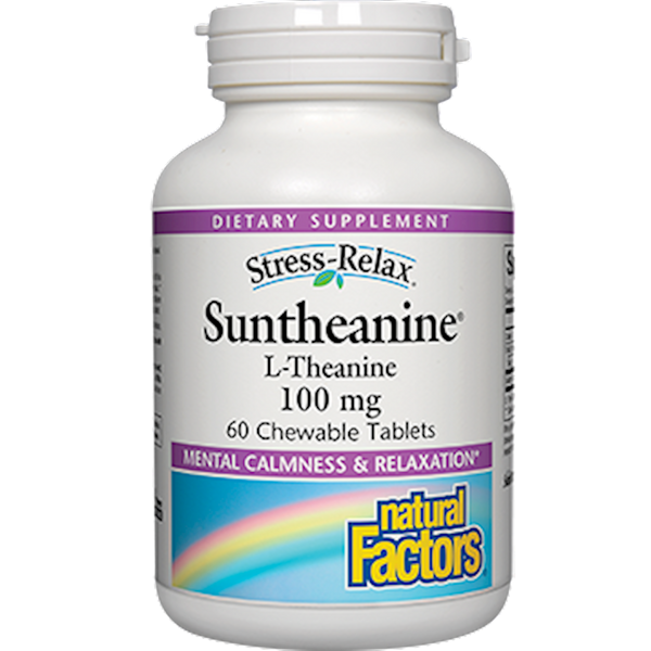 Suntheanine L-Theanine (Natural Factors) Front