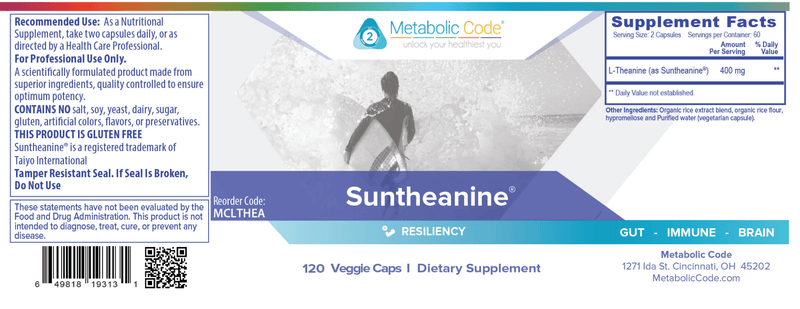 Suntheanine (Metabolic Code) Label