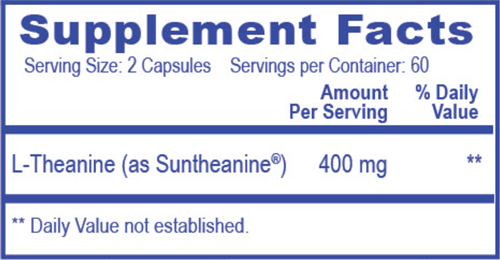 Suntheanine (Metabolic Code) supplement facts