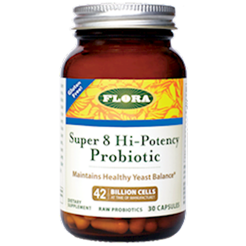 Super 8 Probiotic (Flora) 30ct Front
