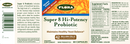 super 8 hi- potency probiotic (flora) label