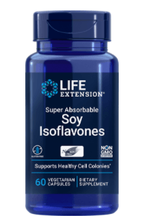 Super Absorbable Soy Isoflavones (Life Extension) Front