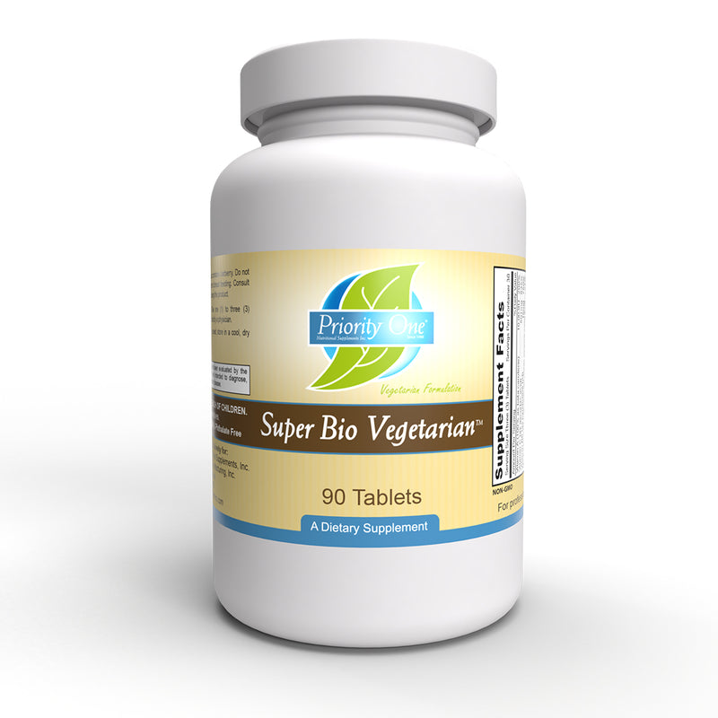 Super Bio Vegetarian (Priority One Vitamins) Front