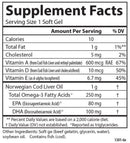 super cod liver oil carlson labs supplement facts