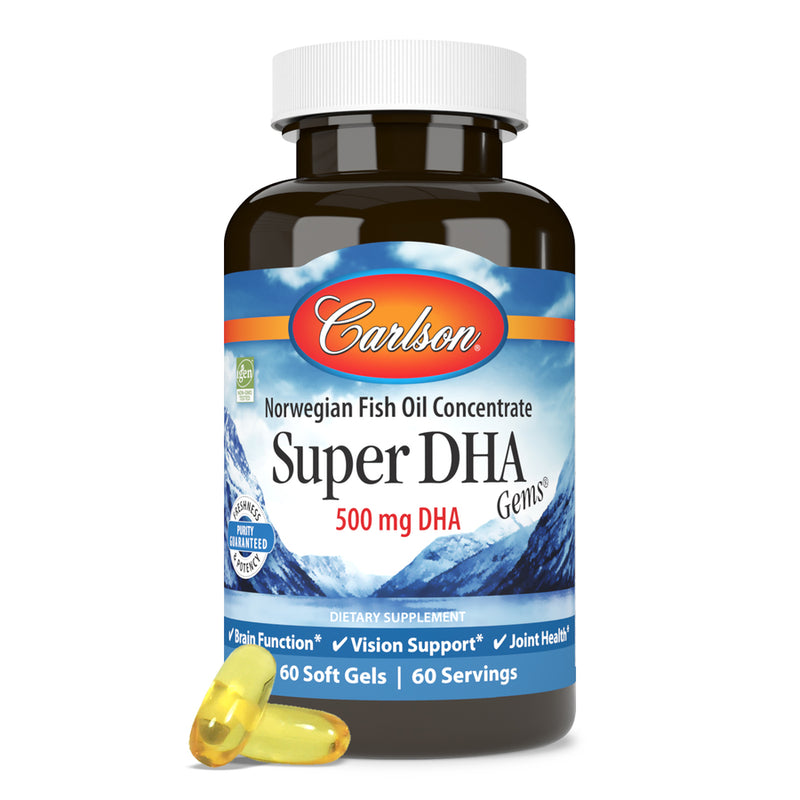 Super DHA (Carlson Labs) 60ct Front