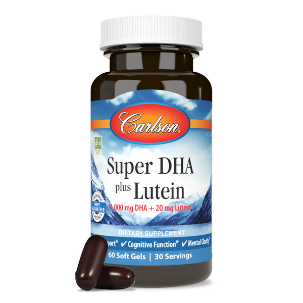 Super DHA & Lutein (Carlson Labs) Front
