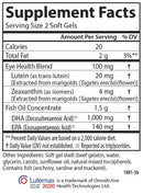 super dha & lutein carlson labs supplement facts