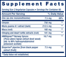 super miraforte (life extension) supplement facts