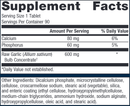 supergarlic 6000 (metagenics) supplement facts