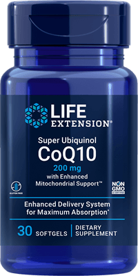 Super Ubiquinol CoQ10 with Enhanced Mitochondrial Support™ (Life Extension) Front