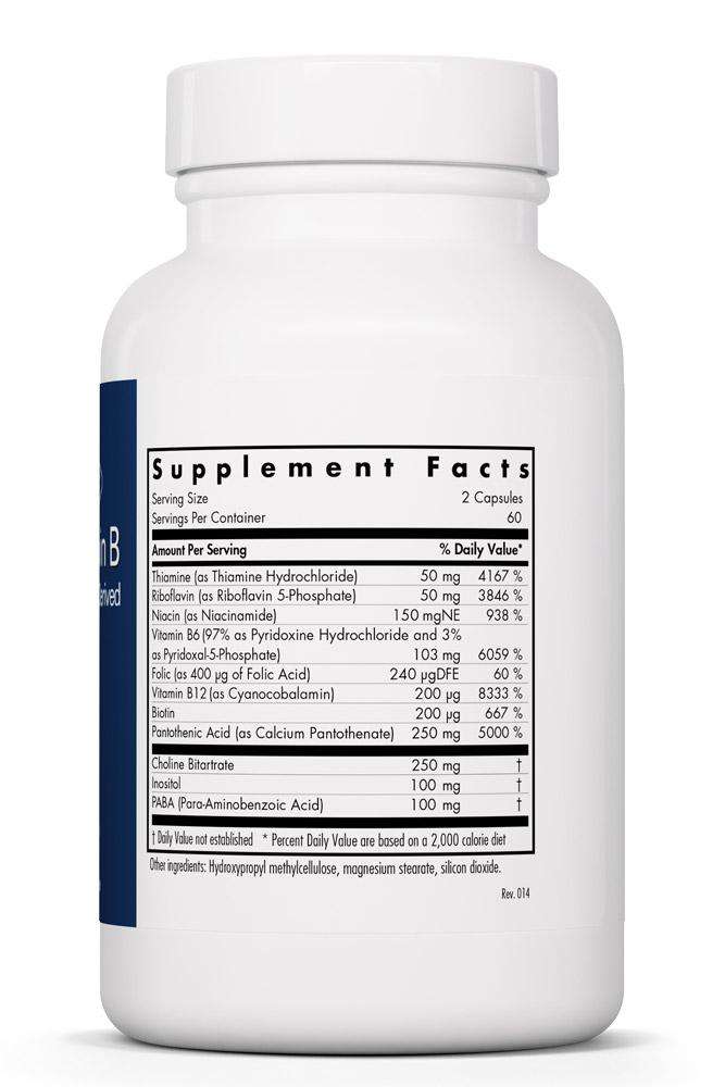 Super Vitamin B Allergy Research Group Supplement
