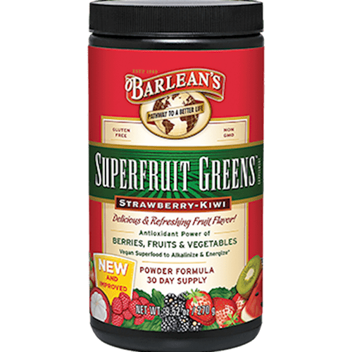 Superfruit Greens Straw-Kiwi (Barlean's Organic Oils)