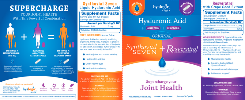 Synthovial Seven Plus (Hyalogic) Label