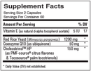 tg3 heart support trugen3 supplement facts