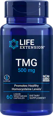 TMG 500 mg life extension front