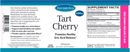 tart cherry euromedica label