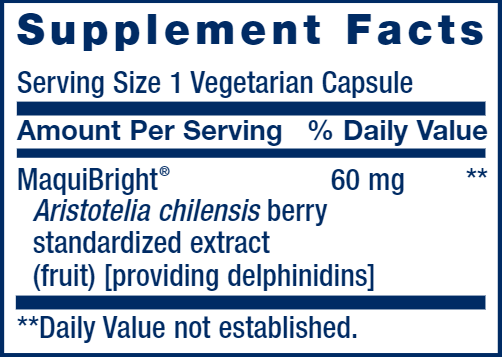 Tear Support with MaquiBright® (Life Extension) Supplement Facts
