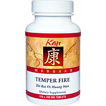 Temper Fire Tablets (Kan Herbs Herbals) 120ct Front
