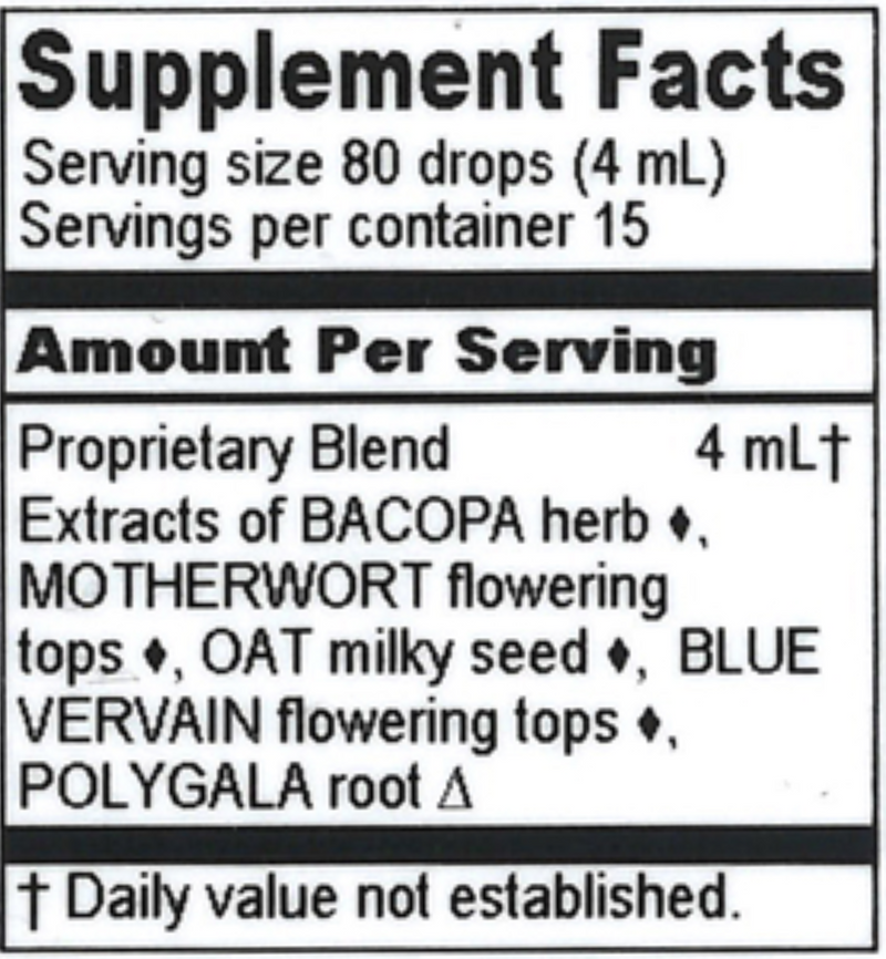 Tension Relief (Herbalist Alchemist) Supplement Facts