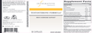 testosterone formula (integrative therapeutics) label