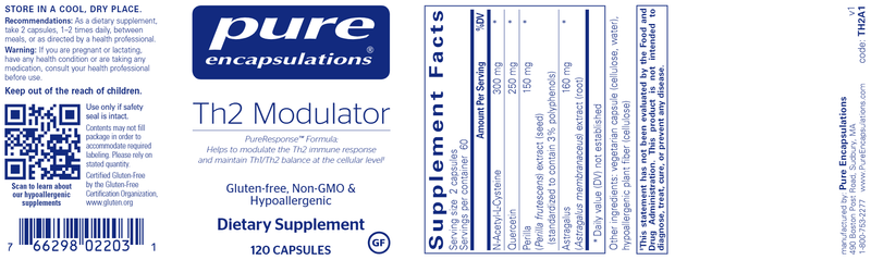 Th2 Modulator (Pure Encapsulations) label