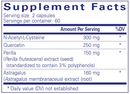 Th2 modulator pure encapsulations supplement facts