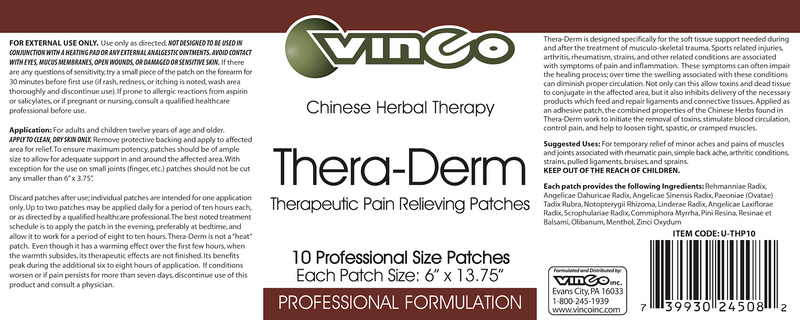 Thera-Derm Vinco products