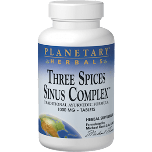 Three Spices Sinus Complex (Planetary Herbals) Front