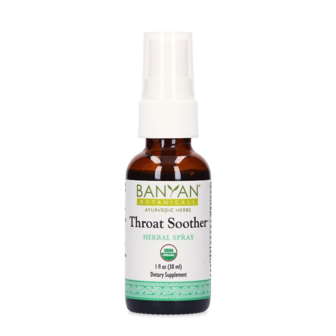 Throat Soother Spray Organic (Banyan Botanicals) Front