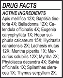 throat spray tone (energetix) drug facts