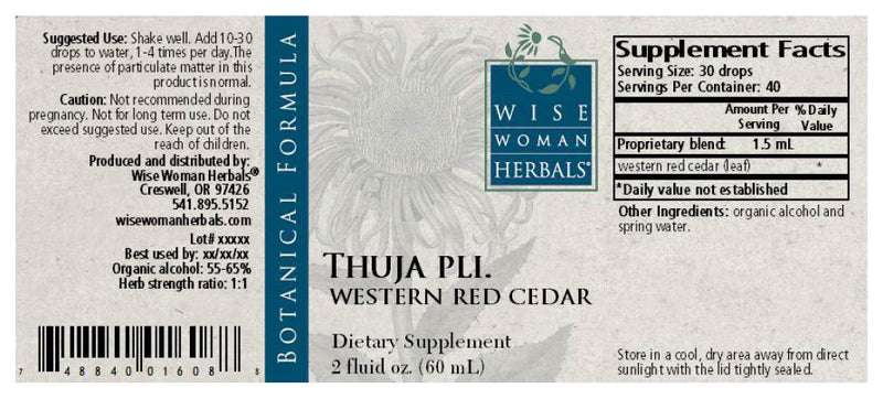 Thuja 2 oz Wise Woman Herbals products