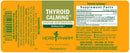 thyroid calming herb pharm label
