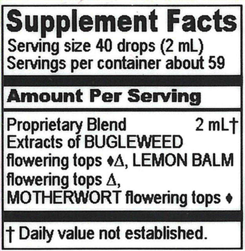 Thyroid Calmpound (Herbalist Alchemist) Supplement Facts