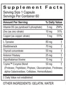 thyroid complex transformation enzyme supplement facts