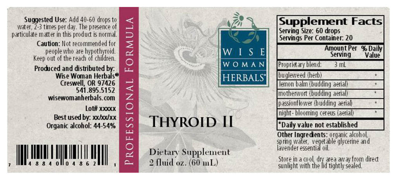 Thyroid II 4 oz Wise Woman Herbals products