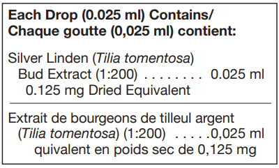 Tilia Tomentosa 125 ml (UNDA) ingredients