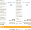 tinted day cream dr. hauschka skincare label