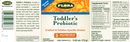 toddler's probiotic (flora) label