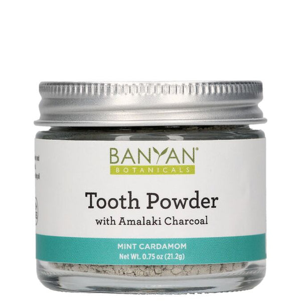 Tooth Powder Mint Cardamom 0.75 oz (Banyan Botanicals) Front