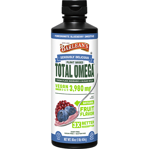 Total Omega Pomegranate/Blueberry Vegan Swirl (Barlean's Organic Oils)