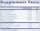 trace minerals pure encapsulations supplement facts